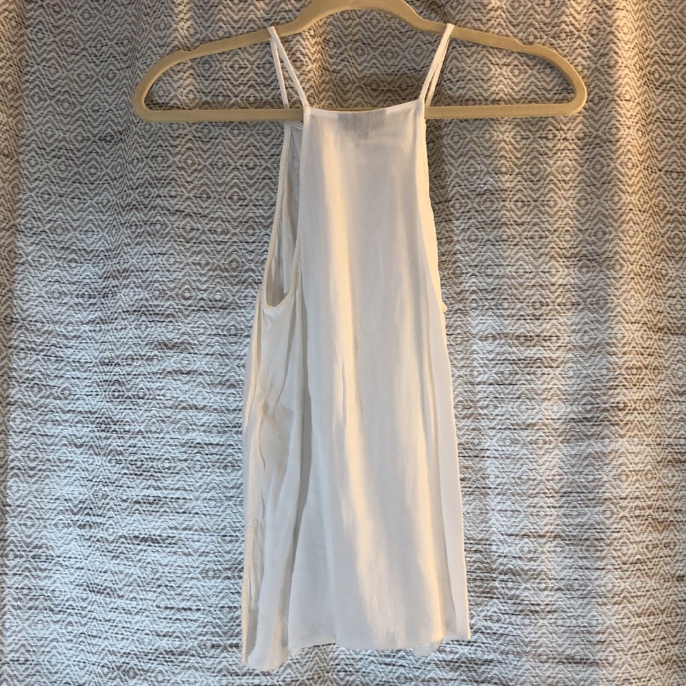 Topshop size 2 (US) white tank top blouse - Picture 4 of 4